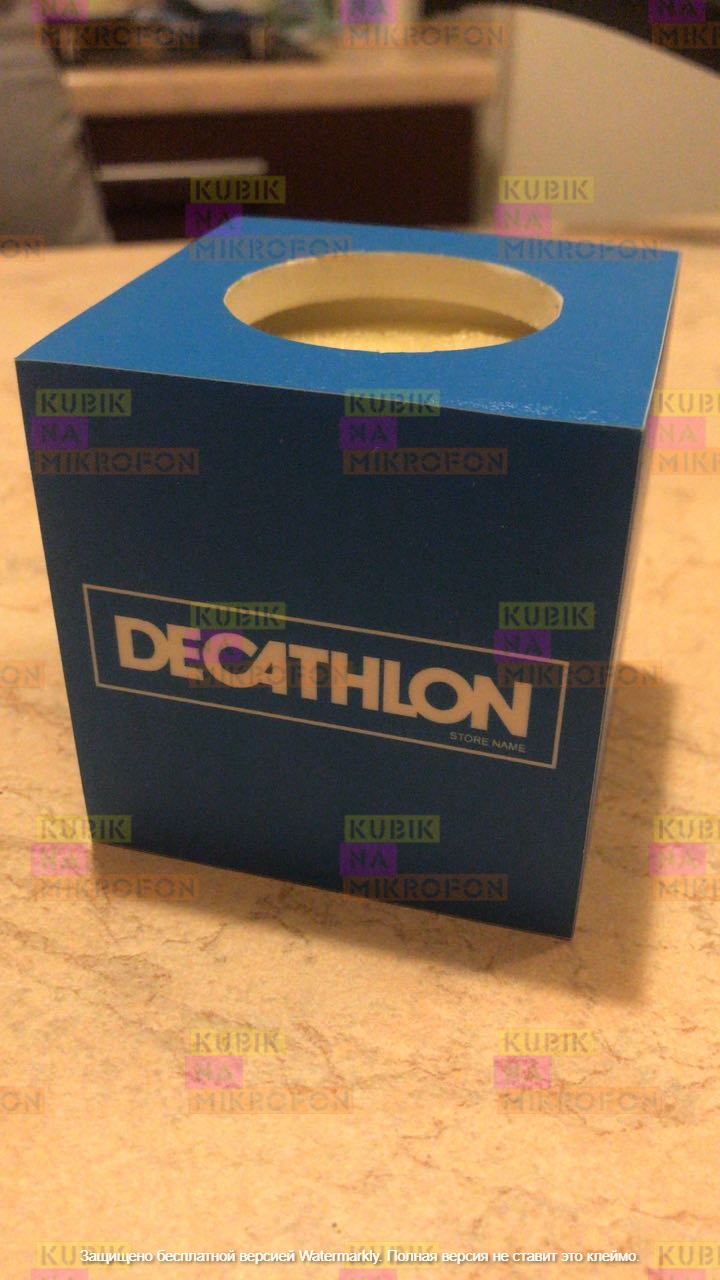 Кубик на микрофон Decathlon